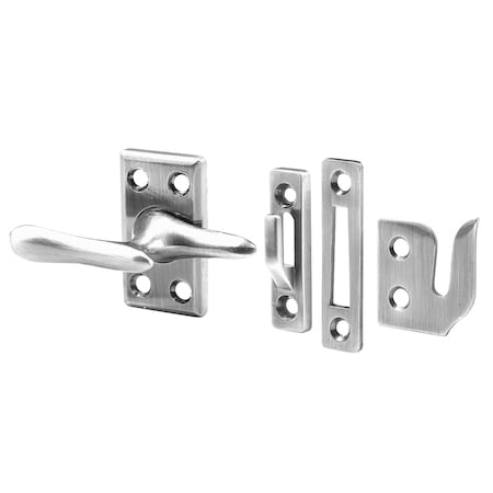Prime-Line Satin Nickel Casement Window Lock Single Pack H 4158
